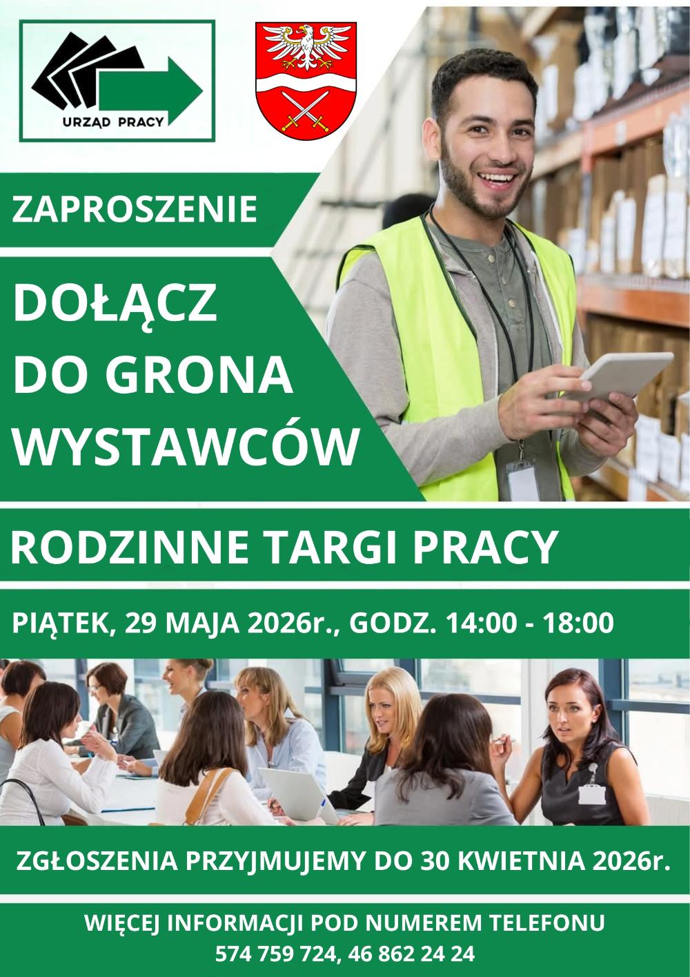 Zaproszenie do udziału w rodzinnych Targach Pracy - 29 maja 2026r.